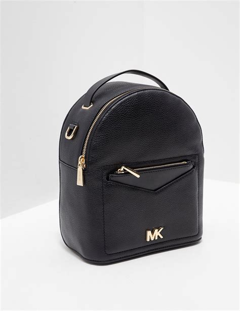 michael kors black leather jessa backpack|Michael Kors leather backpack men.